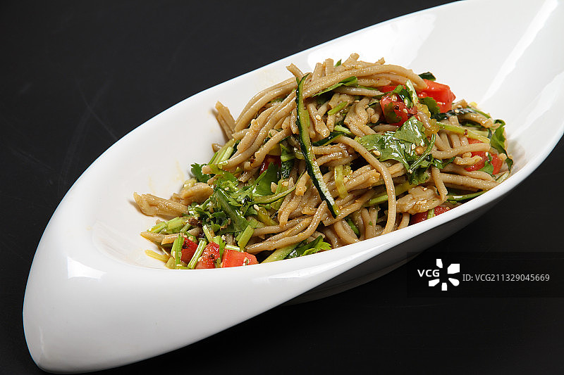 凉拌莜面图片素材