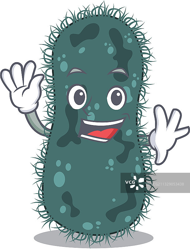 迷人的栖热袍菌吉祥物设计图片素材