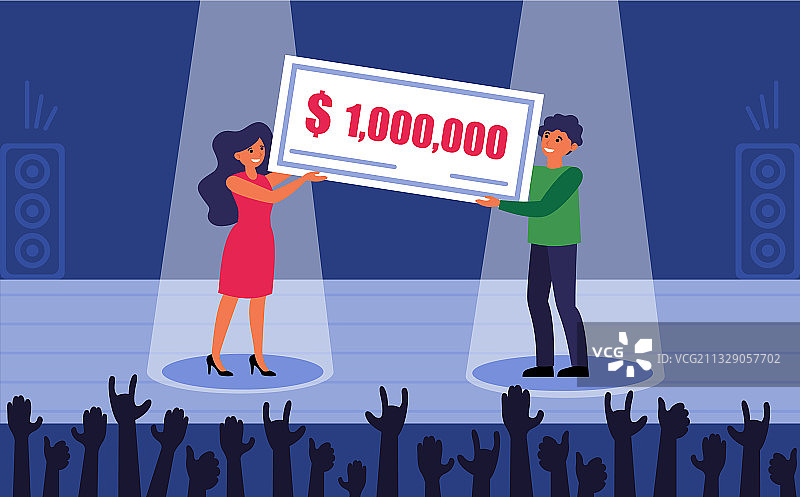 彩票中奖者图片素材