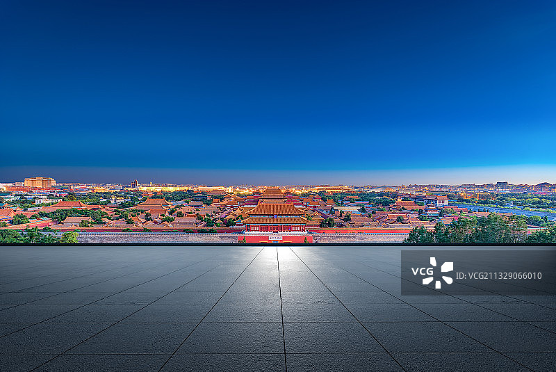 北京故宫城市建筑地面地板图片素材