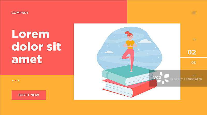 做瑜伽的快乐女学生图片素材