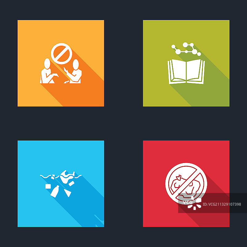 停止塑料污染，解决书籍问题图片素材