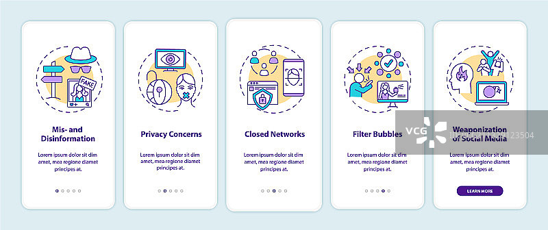 社交媒体与新闻业挑战图片素材