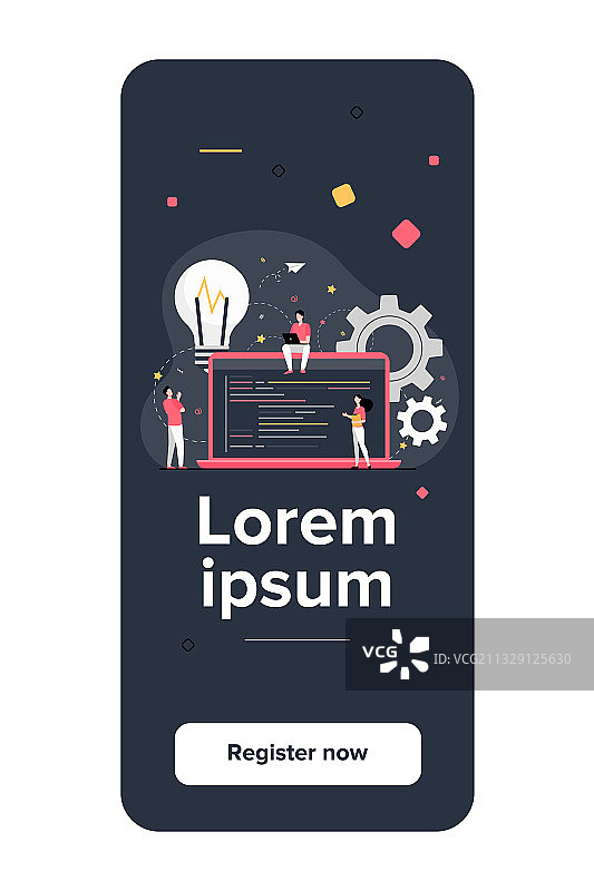 小程序员编码新项目图片素材