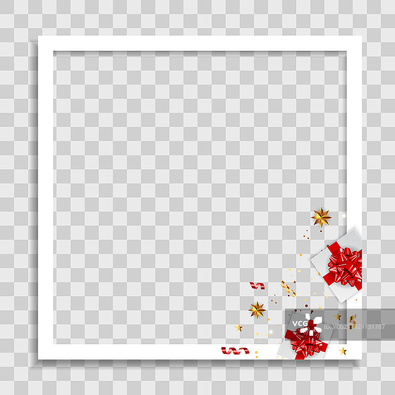 圣诞节节日相框模板图片素材
