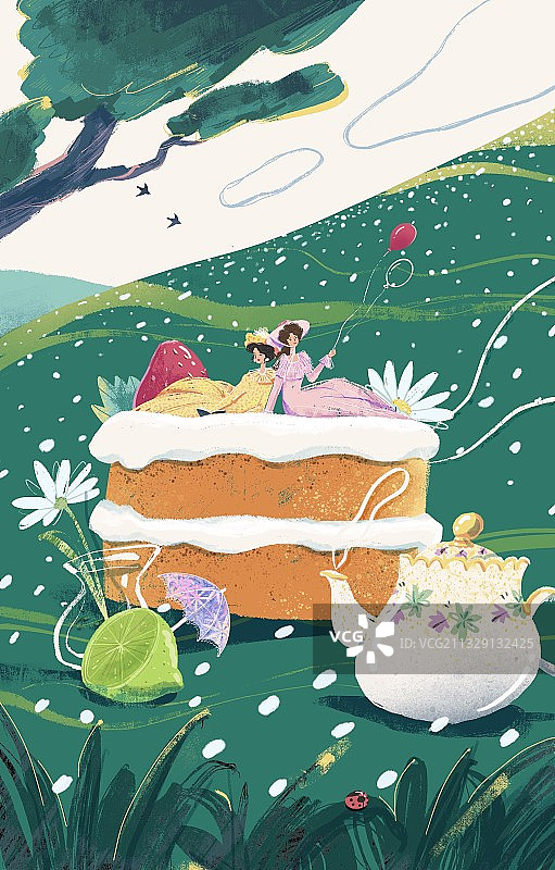 春夏郊游｜茶歇甜品图片素材