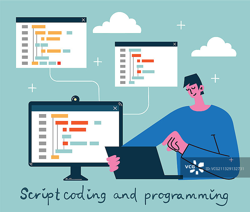 编程和编码网站开发图片素材