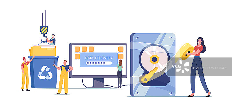 数据恢复服务备份与保护图片素材