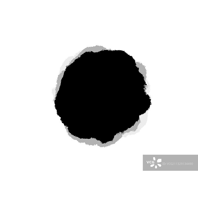 黑色复古油墨笔刷笔触图片素材