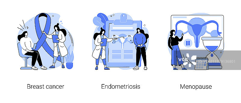 女性健康抽象概念图片素材