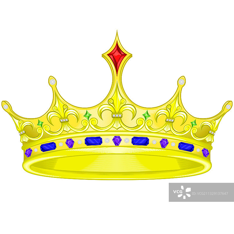 金色钻石皇冠设计图片素材