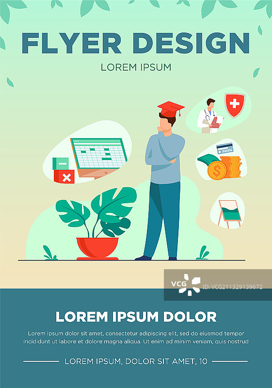 男大学生选择大学课程图片素材