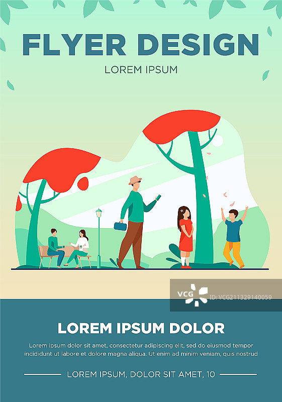 人们欣赏盛开的樱花图片素材