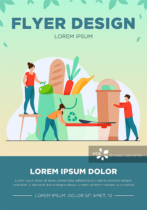 人们使用环保袋购物图片素材