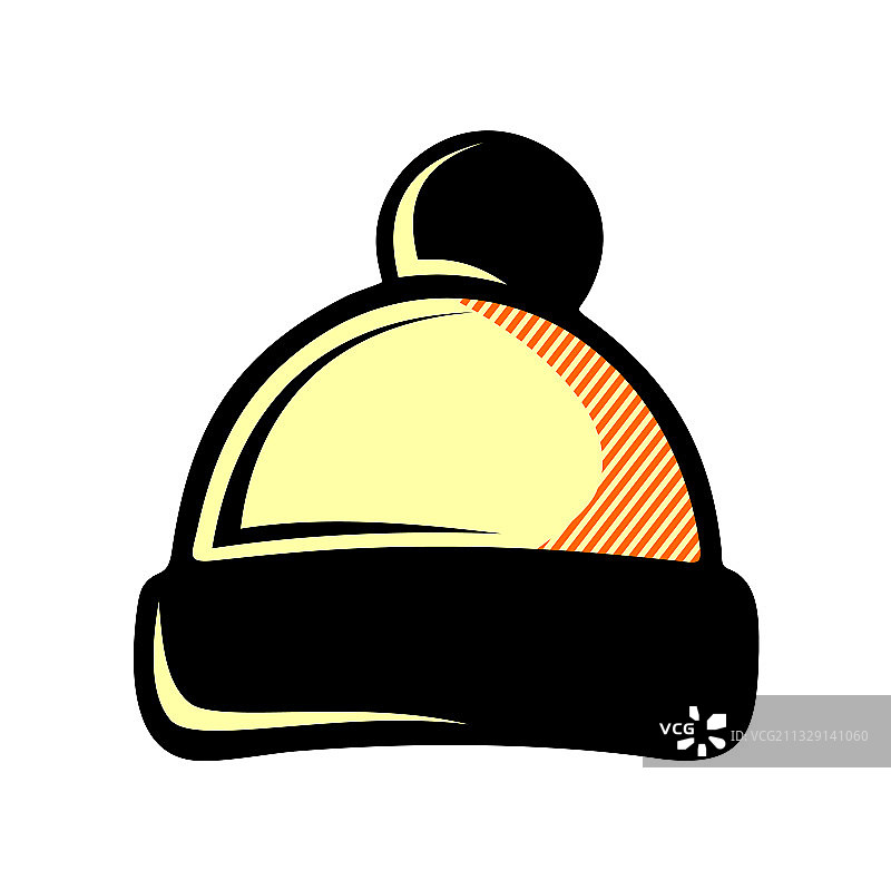 圣诞冬帽标志图片素材