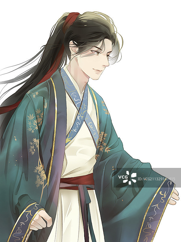 人物立绘之古风男图片素材