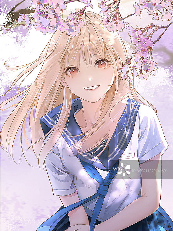 人物立绘之女学生图片素材