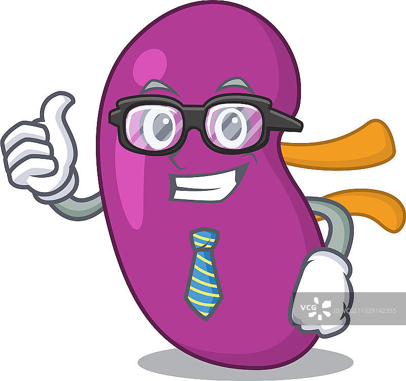 卡通肾脏商人图片素材