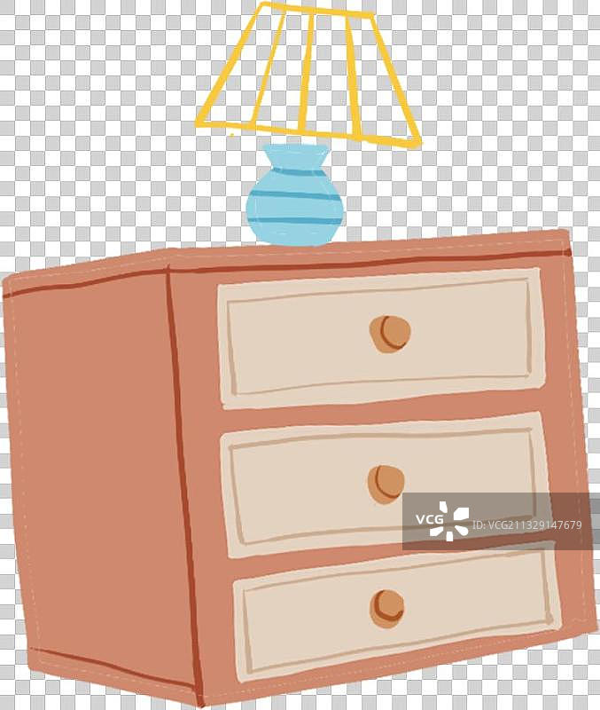 卡通床头柜图片素材