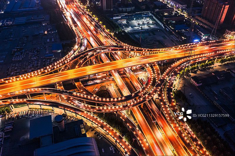 南三环-京广快速路立交桥图片素材