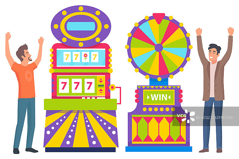 赌场中获胜的玩家图片素材