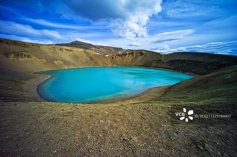 火山湖——上帝之眼图片素材