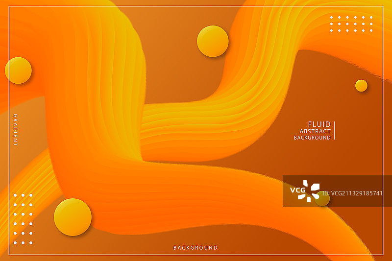 黄色渐变流体抽象背景图片素材