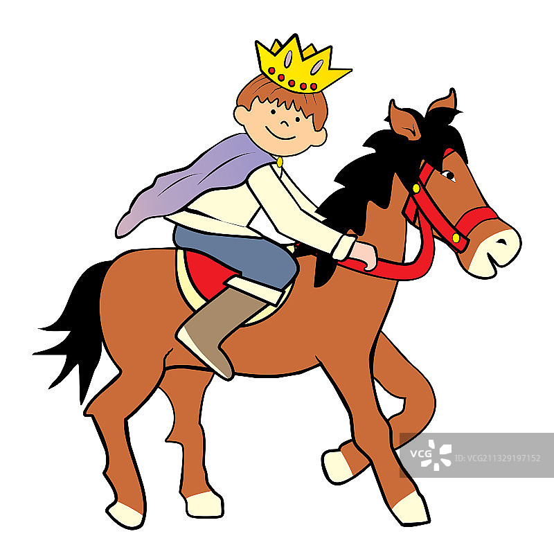 王子与马图片素材