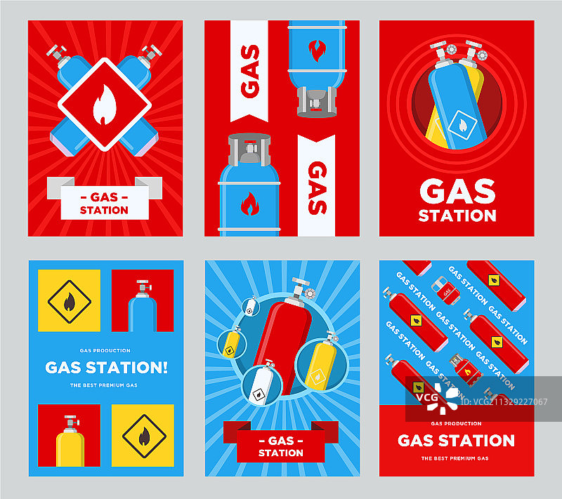 加油站宣传单图片素材