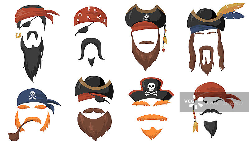 狂欢节海盗面具图片素材