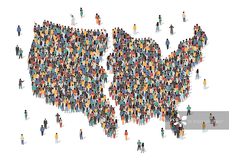 美国地图分为两部分图片素材