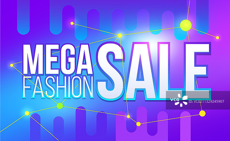 大型时尚促销banner，促销与折扣图片素材