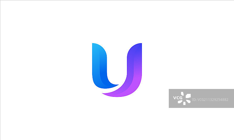 现代字母U Logo设计图片素材