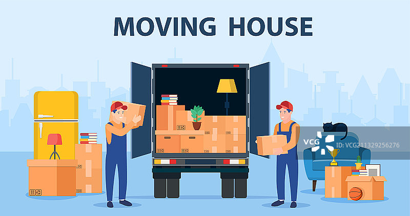 运输货物的卡车图片素材