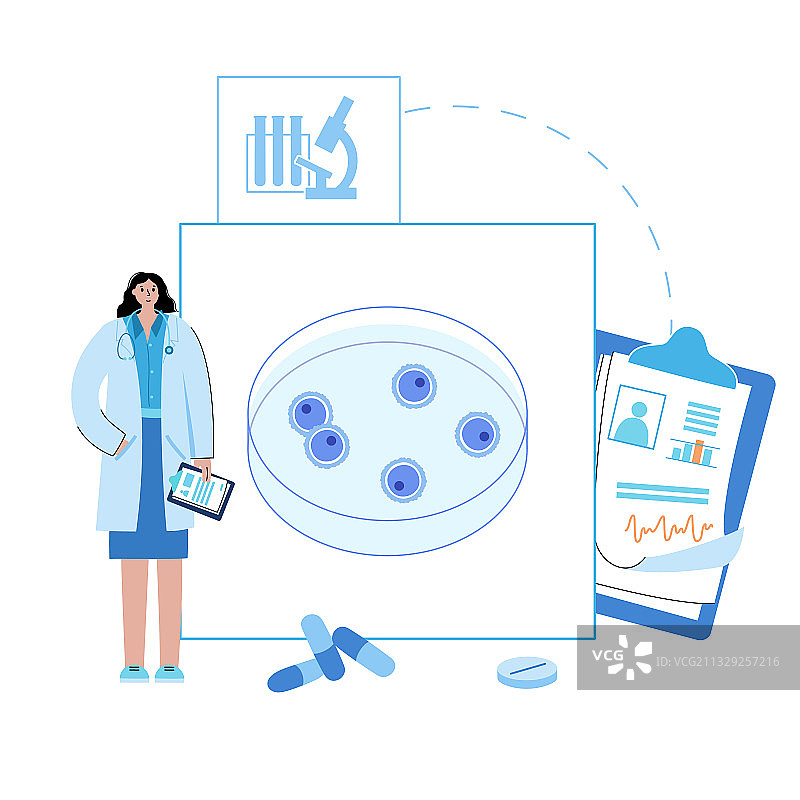 人类细胞采集图片素材