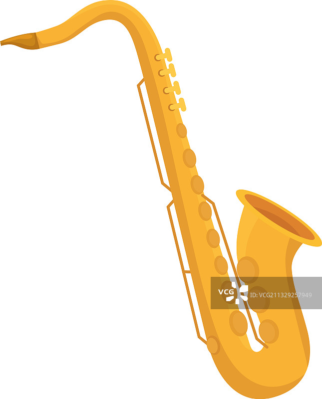 萨克斯乐器图标设计图片素材