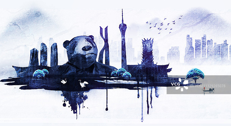 成都城市地标建筑图片素材