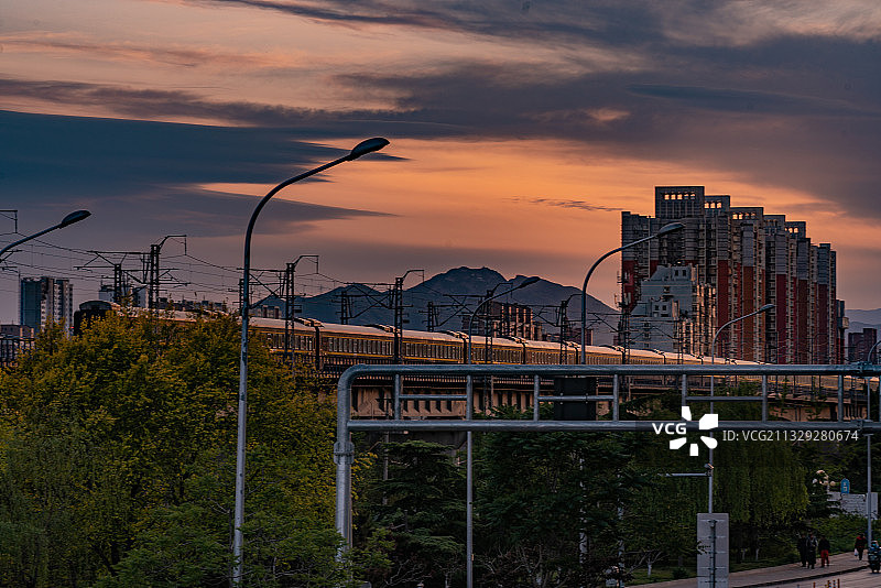 绿皮车图片素材