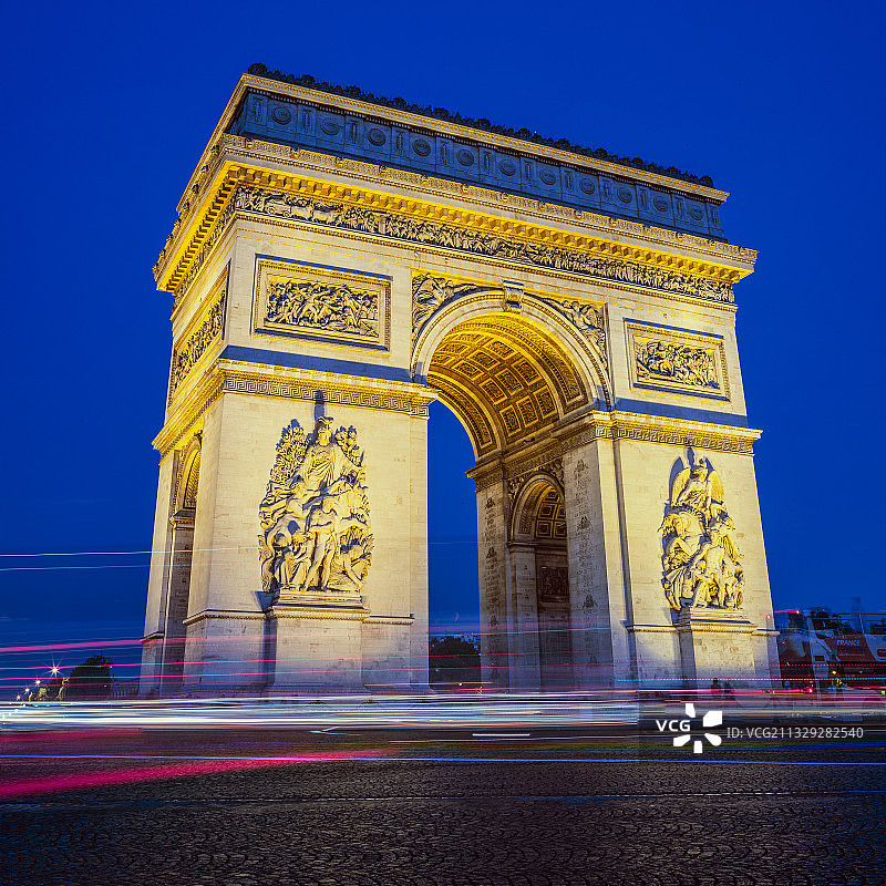 巴黎凯旋门图片素材