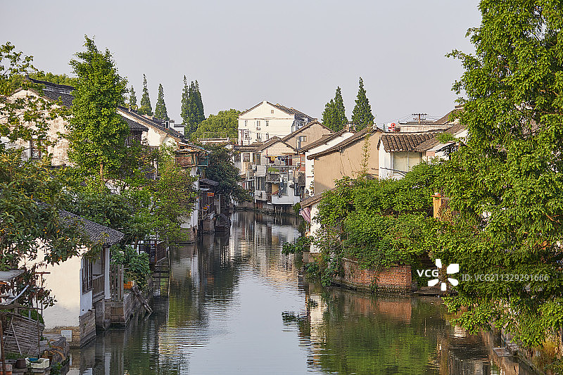 朱家角水乡古镇风景图片素材