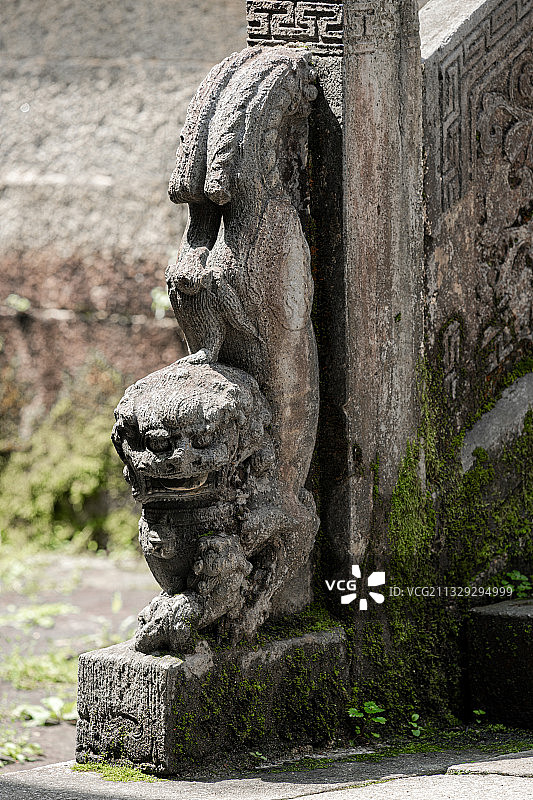 罗东舒祠 黄山 安徽黄山歙县呈坎古村落罗东舒祠古建筑景观图片素材