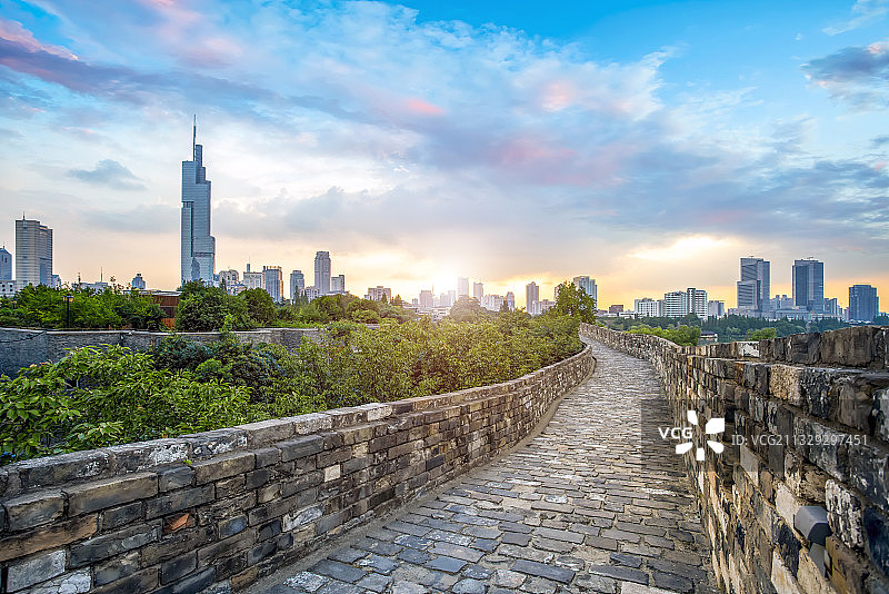 南京明城墙历史遗址图片素材