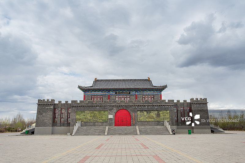 塔子城遗址博物馆，黑龙江省，齐齐哈尔市，泰来县，辽金古城图片素材