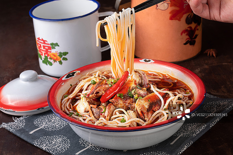 蟹脚捞粉图片素材