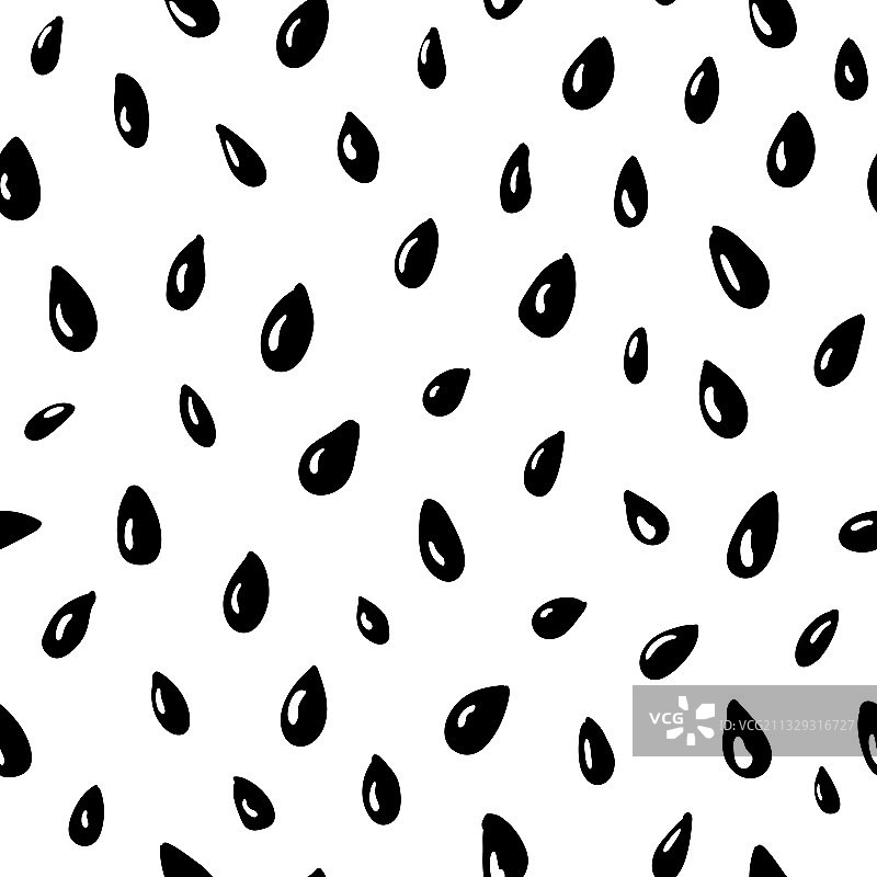 芝麻无缝图案简约印花图片素材