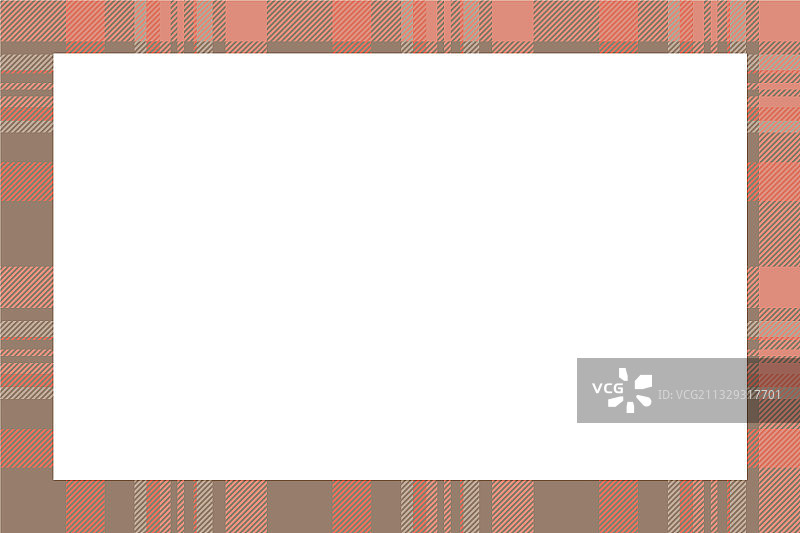 复古框苏格兰边界图案复古图片素材