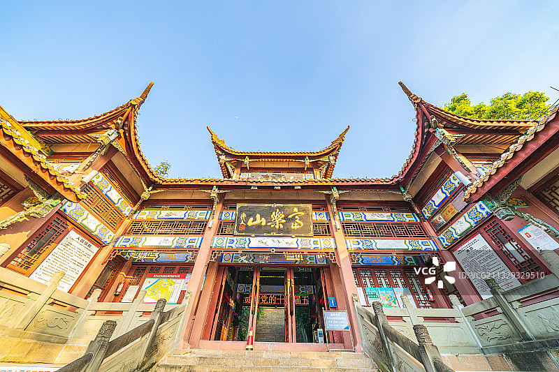 四川省绵阳市游仙区富乐山公园图片素材