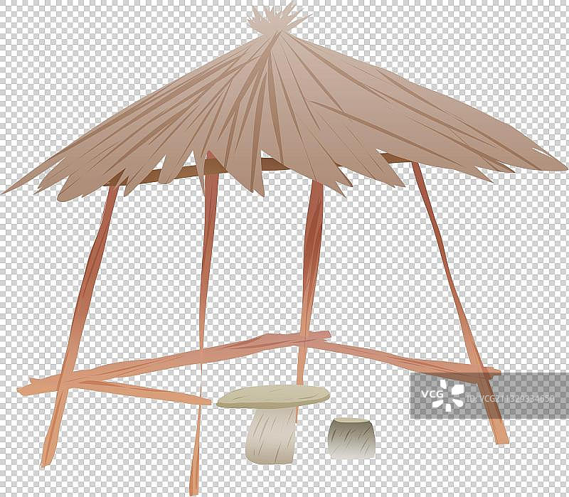 草棚元素图片素材