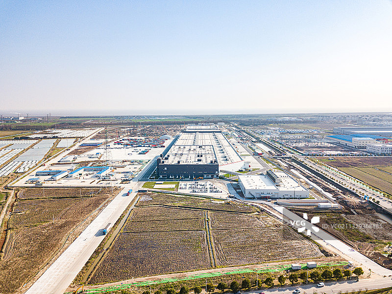 特斯拉中国工厂（上海临港新片区）图片素材