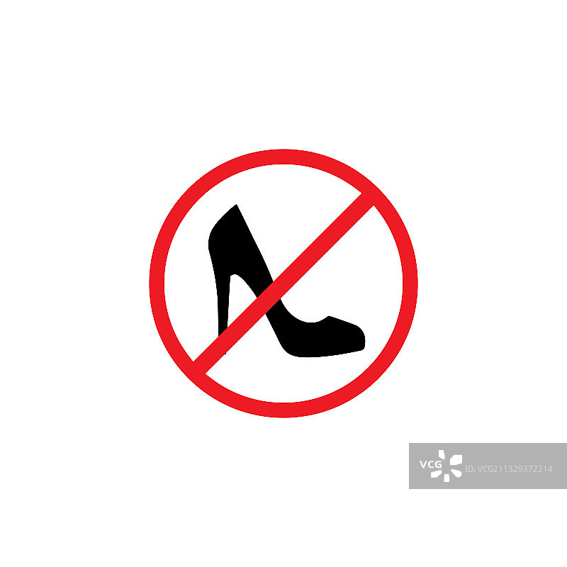 红色交叉高跟黑色女鞋图片素材